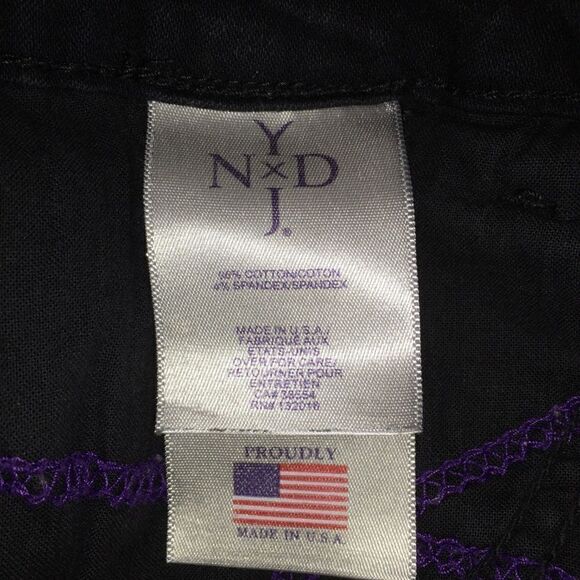 NYDJ Jeans Straight Size 12 Black - Picture 10 of 10